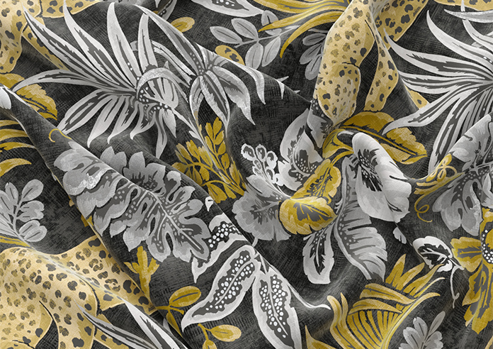 Leopard, Gilded - Made to Measure Curtain - Image 4